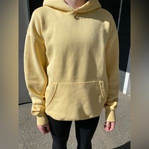 Yellow Zara hoodie